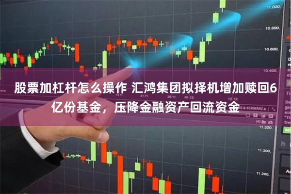 股票加杠杆怎么操作 汇鸿集团拟择机增加赎回6亿份基金，压降金融资产回流资金