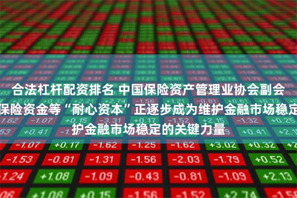 合法杠杆配资排名 中国保险资产管理业协会副会长曹德云：保险资金等“耐心资本”正逐步成为维护金融市场稳定的关键力量