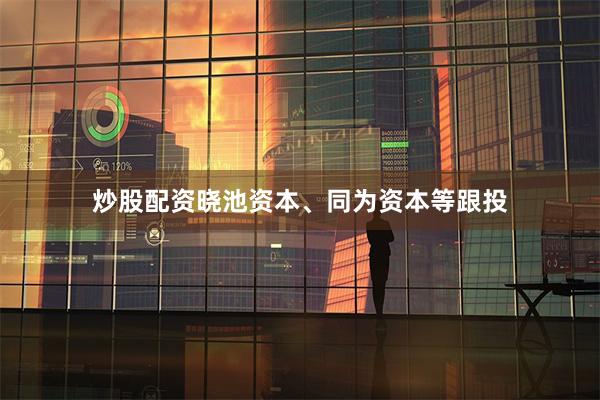 炒股配资晓池资本、同为资本等跟投