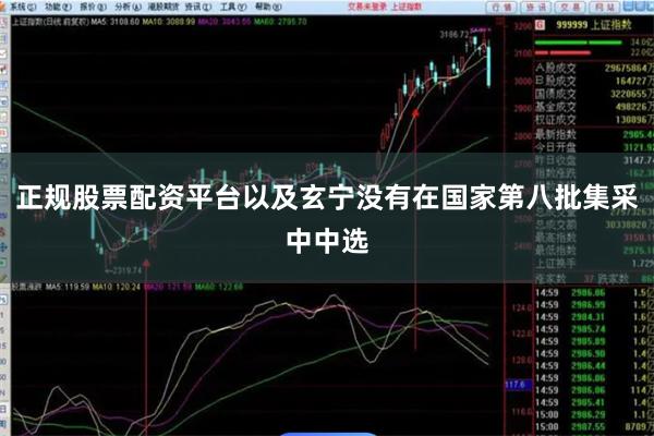正规股票配资平台以及玄宁没有在国家第八批集采中中选