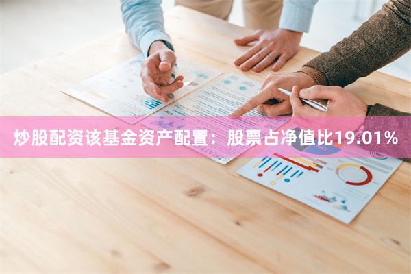 炒股配资该基金资产配置：股票占净值比19.01%